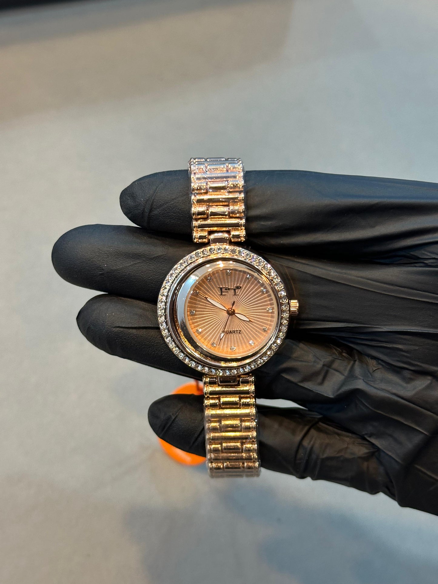 FT ladies Watch with Stone Case